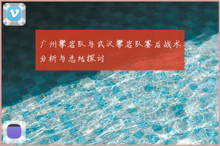 广州攀岩队与武汉攀岩队赛后战术分析与总结探讨