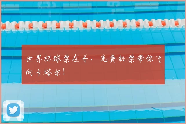 世界杯球票在手，免费机票带你飞向卡塔尔！